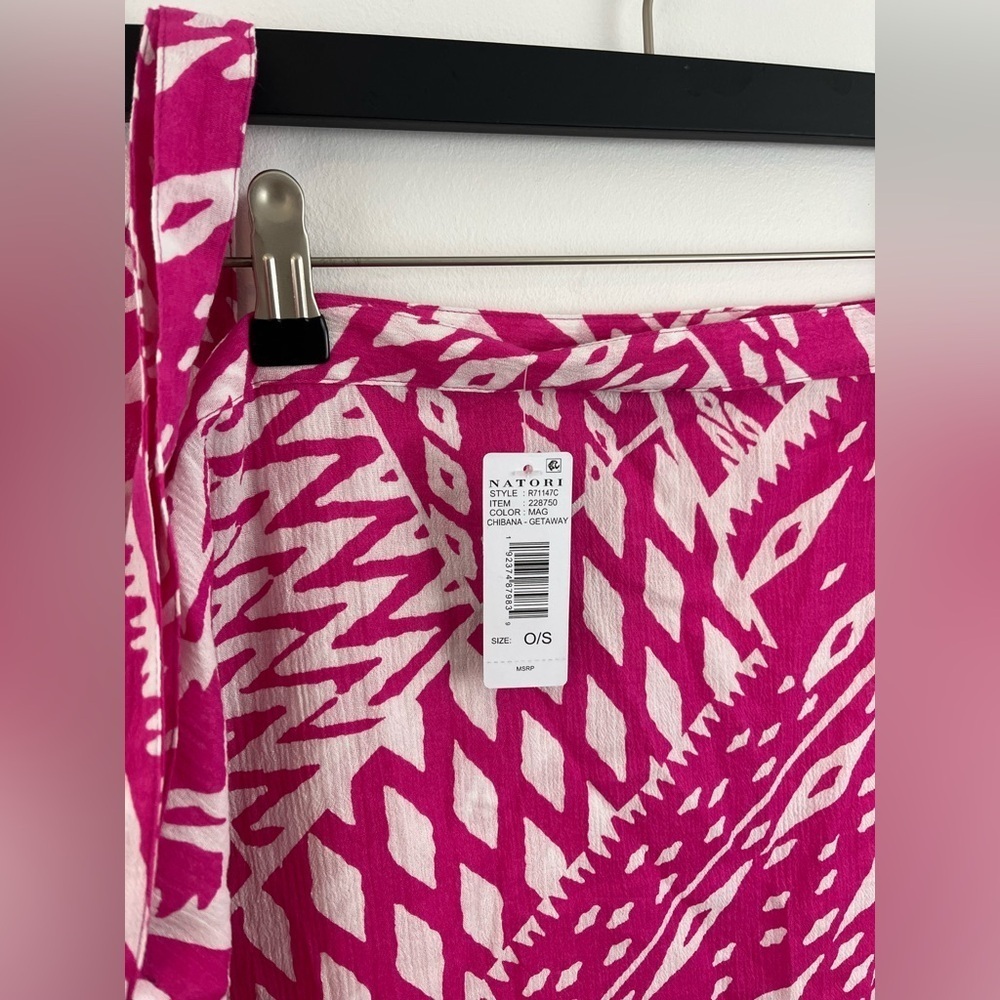 NATORI Chibana Getaway Pareo Swim Cover Skirt NEW* - Picture 4 of 6